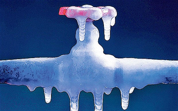 plumbing tips for cold weather - frozen plumbing