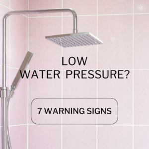 Low Water Pressure. Water Pressure is too low in shower. 7 Warning Signs.